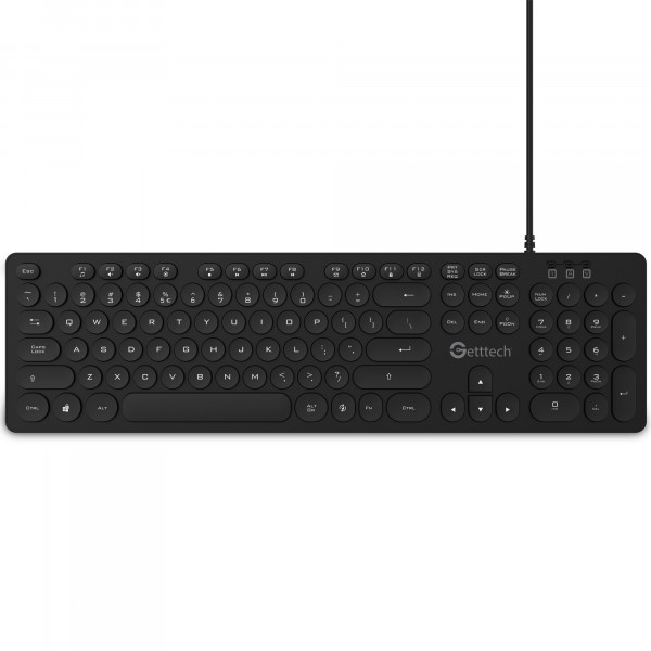 Getttech Backlit Keyboard Ignite, Gray - SKU: GTI-28201G