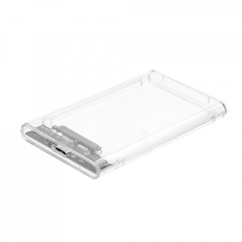 Getttech 2.5 HHD Enclosure Transparent - SKU: GCE-U325-01