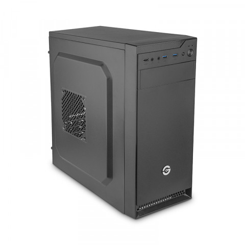 Getttech PC Case with Metallic pattern Panel - SKU: GCM-550AC-01