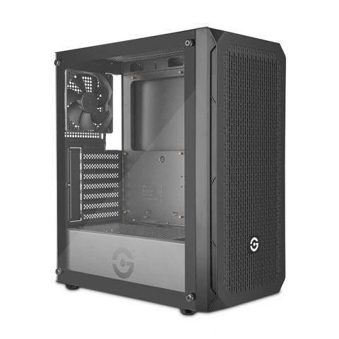 Getttech Gaming PC Case with Mesh Front Panel - SKU: GCM-ASGX1-01BK