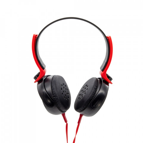 Getttech Headset Rhythm, Black with Red - SKU: GH-2540R