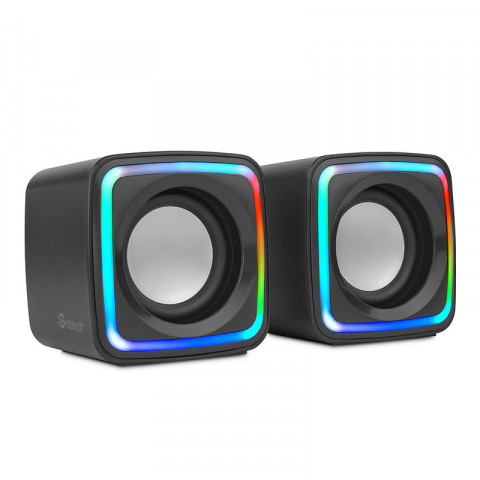 Getttech_Mini RGB Light Led Wired speaker_SKU: GUS-ESRWR-01