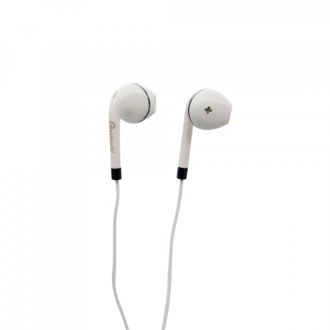 Getttech Earbuds with Mic Sharp, Black and White - SKU: MI-1440S