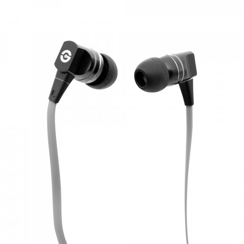 Getttech Earbuds with Mic Smooth , Black - SKU: MI-2140G